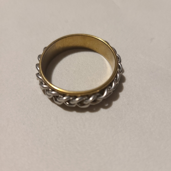 Stainless Steel Gold Ring - Picture 3 of 5